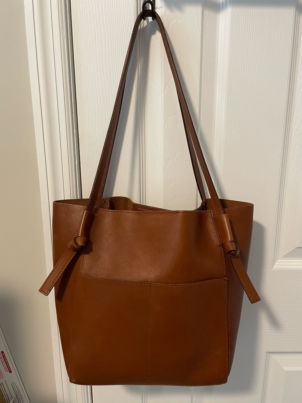 Madewell Brown Leather Tote Bag